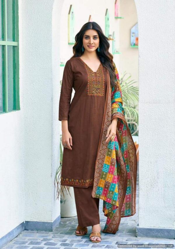 Saanvi Romani Cambric Cotton Printed Dress Material